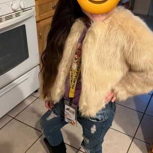 Stylish Faux Fur Jacket for Kids